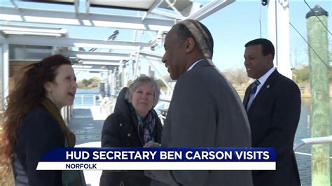 HUD Secretary Dr. Ben Carson visits Norfolk