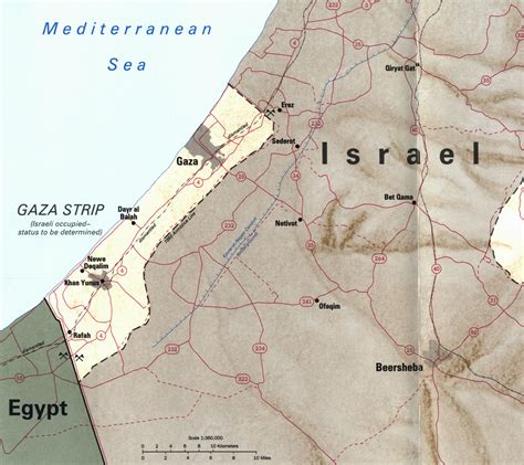 GIS Research and Map Collection: Maps of Gaza Strip Available from Ball State University ...