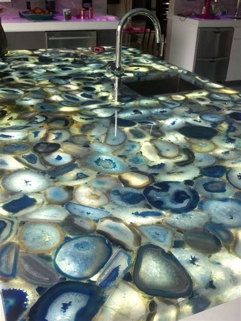 15 Edgy Agate And Geode Kitchen Decor Ideas - Shelterness