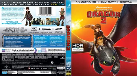 How to Train Your Dragon 2 (2014) R1 Custom 4K UHD Cover - DVDcover.Com