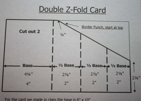 Double Z-fold Card Tutorial | Craft Templates, Layouts, Oh My! | Pinterest | Design, Both sides ...