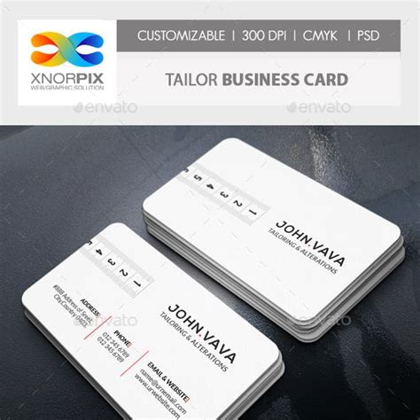 Tailor Business Card Templates & Designs | GraphicRiver