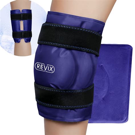 REVIX XL Knee Ice Pack Wrap Around Entire Knee After Surgery, Gel Ice ...