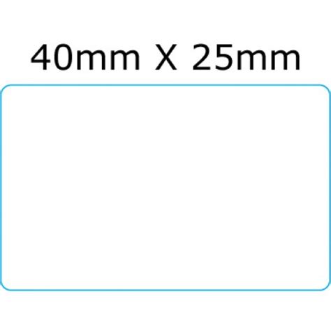 40mm X 25mm Thermal Barcode Label