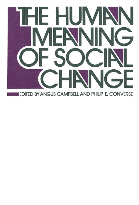 The Human Meaning of Social Change | RSF