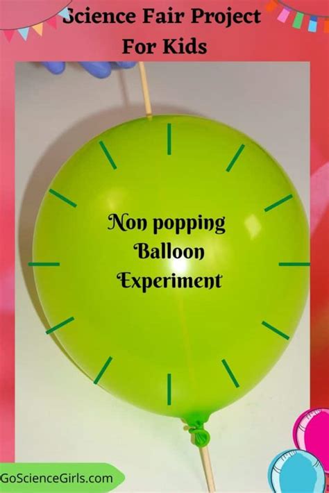 How to Put a Skewer Through a Balloon : Science Fair Project - Go ...