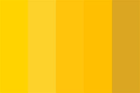 Yellow and Gold Color Palette