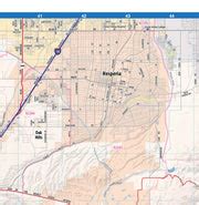 Greater Los Angeles Metro Area with Shaded Relief – American Map Store