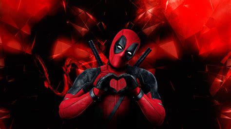 Love Deadpool Desktop Wallpaper 4K