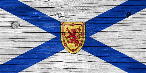 Nova Scotia Provincial Flag Wood Texture Stock Photo - Download Image ...