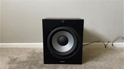 Sony SA-W3000 Home Theater Powered Active Subwoofer - YouTube