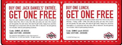 TGI Fridays Coupons | CharlotteHappening.Com