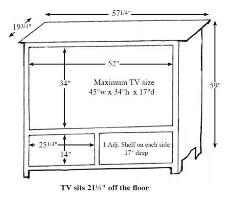 Hillsdale Enclosed TV Cabinet - Countryside Amish Furniture