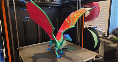 Glory (from Wings of Fire) - Painted model for Prusa XL by John Freund Racing | Download free ...