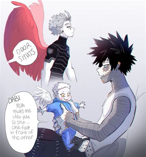 Hawks And Dabi Kid / dabihawks lovechild | Tumblr - Dabi im begging you please dress better you ...