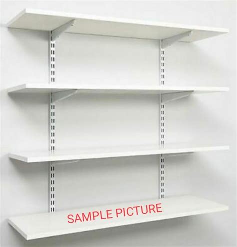 Adjustable Hanging Shelves Rack 4-layer Shelf Display Wall-Mount Bracket Railing Sampayan ...