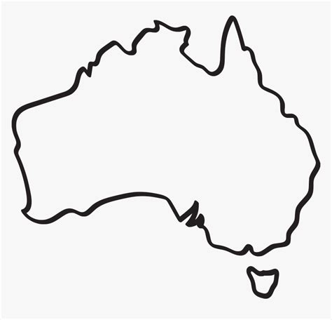 Australia Map Clipart