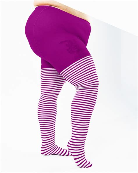 White Striped Tights Style# 1204 | We Love Colors