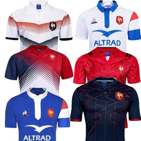 2021 Top Quality 2018 2019 New France Super Rugby Jerseys 18 19 France Shirts Rugby Maillot De ...