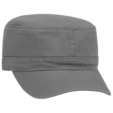 Superior garment washed cotton twill solid color military style caps $5.63 - Headwear