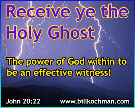 Bill's Bible Basics: Empowered by Holy Spirit * Holy Ghost Baptism...