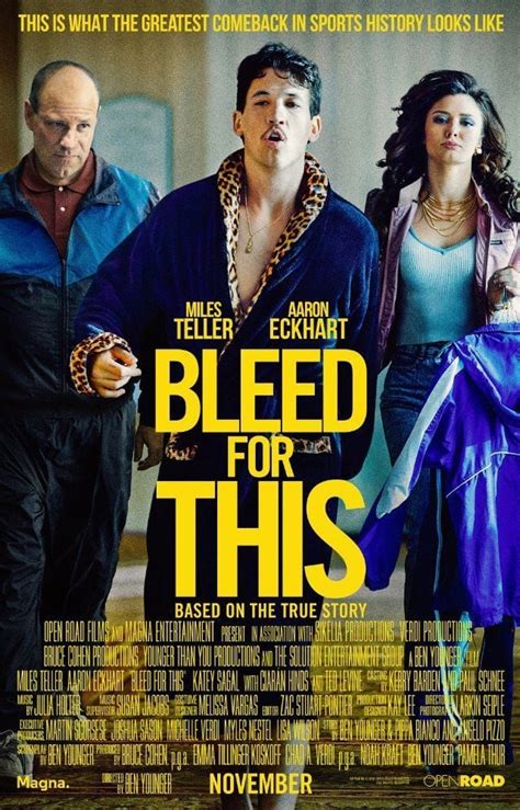 Bleed for This (2016) - Posters — The Movie Database (TMDB)