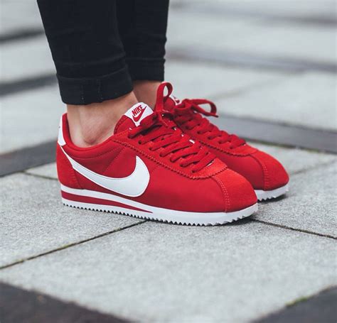 Nike Cortez ️ | Cortez shoes, Nike red sneakers, Sneakers