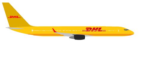 DHL plane by AdagioCheese1 on DeviantArt