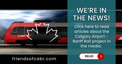 Calgary Airport Banff Rail News