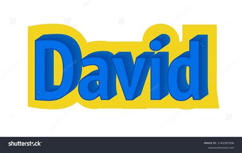 1,381 David Name Images, Stock Photos & Vectors | Shutterstock