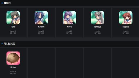 Steam Community :: Guide :: Anime Steam Badges. Part 2