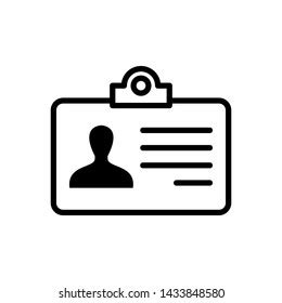 Id Badge Card Stock Vector (Royalty Free) 1224143818 | Shutterstock