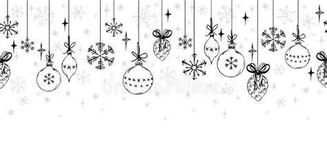 Christmas Border Black White Stock Illustrations – 21,533 Christmas ...