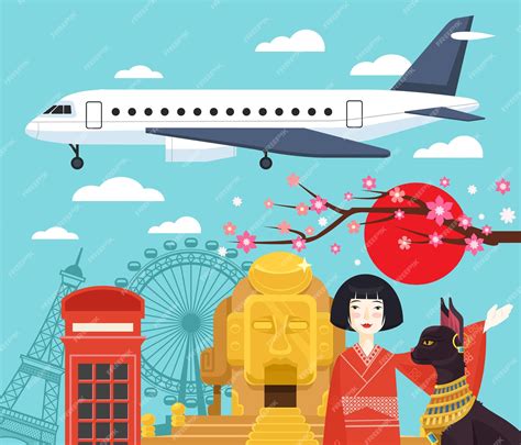 Premium Vector | Travel banner illustration