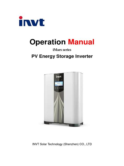 BD 3 - 5kW Operation Manual - V1.0 PDF | PDF | Power Inverter | Electrical Connector