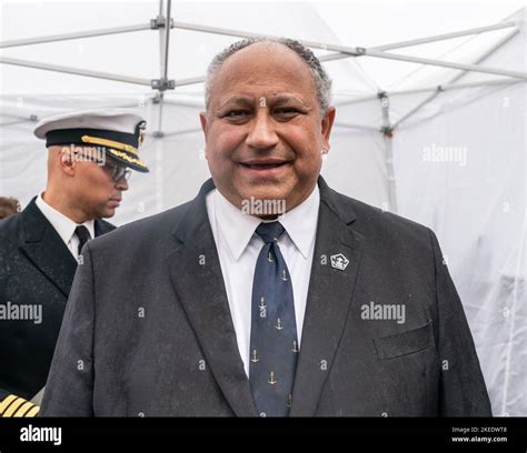 Secretary of Navy Carlos Del Toro attends annual Veterans Day parade on 5th avenue on November ...