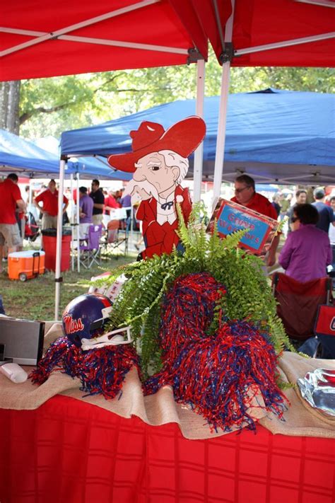 Tailgate decorations, Ole miss tailgating, Ole miss game