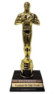 Amazon.com : Achievement Trophy, Father of the Year Award, Statue ...