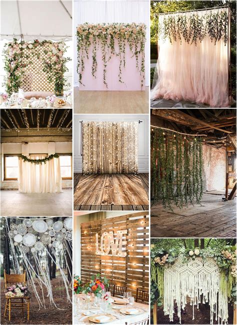 Creative Wedding Backdrop Ideas For Reception – ADDICFASHION