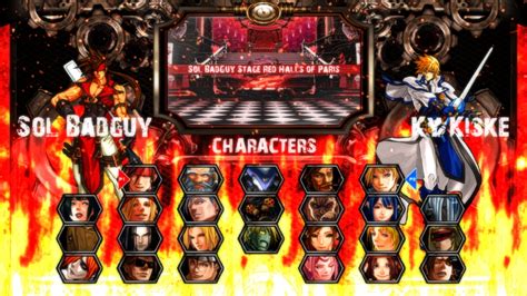 New Stage Select with Images - Guilty Gear XX Bloodshed Type OD+ mod ...