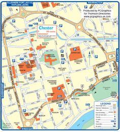 Map of Chester created in 2011 for Thomson Directories. One of ...