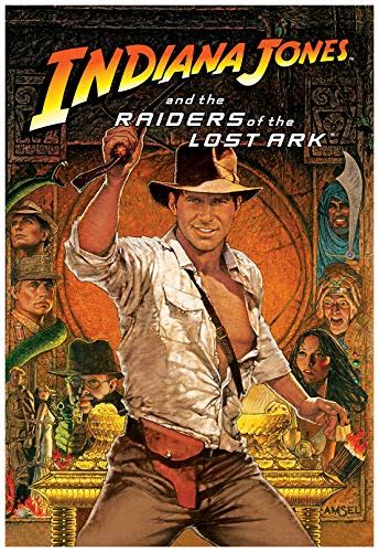 Indiana Jones Raiders of The Lost Ark Movie Poster 24 x 36 Inches Full ...