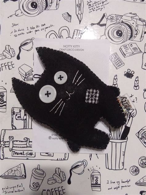 Black Cat Plushie Handmade - Etsy