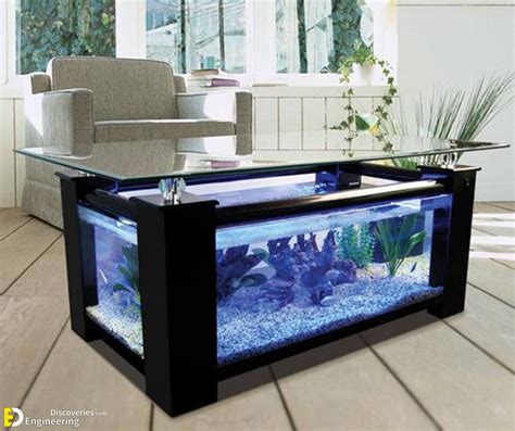 Top 40 Amazing Aquarium Coffee Table Design Ideas | Engineering Discoveries