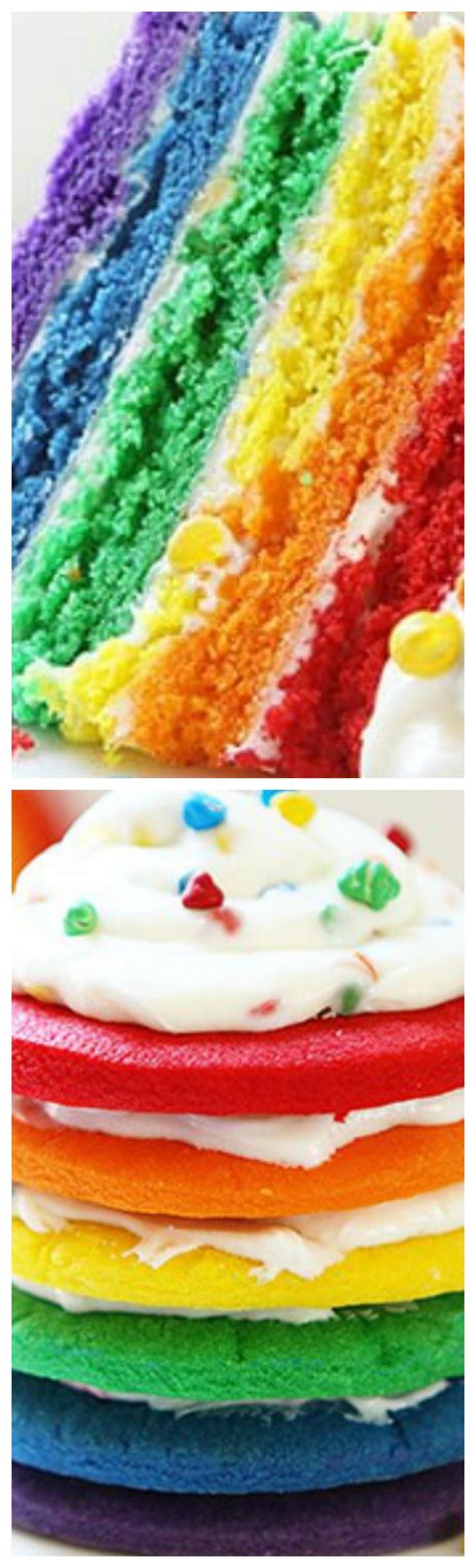 Rainbow Cookie Cake ~ Creating a vibrant and magical Rainbow Cookie Cake is actually quite easy ...