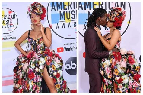 Photos: Cardi B and Offset kiss at 2018 American Music Awards - FOW 24 NEWS