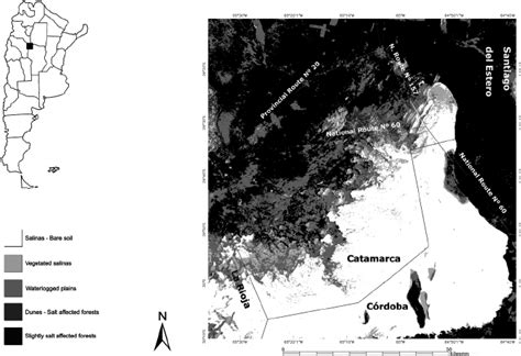 Environmental map of Salinas Grandes. | Download Scientific Diagram