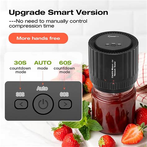 SakerPlus Electric Mason Jar Vacuum Sealer