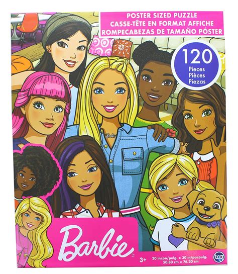 Barbie 120 Piece Kids Poster Sized Jigsaw Puzzle 686141087645 | eBay