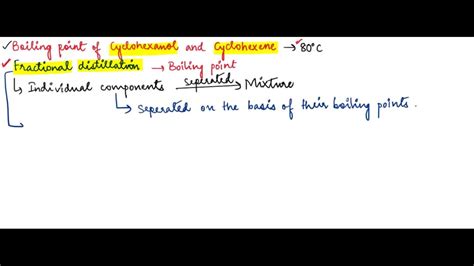 SOLVED: pts) The boiling points of cyclohexanol and cyclohexene differ by approximately 80 %C ...